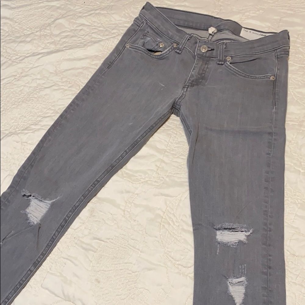 Rag & Bone distressed skinny jeans - Picture 3 of 8